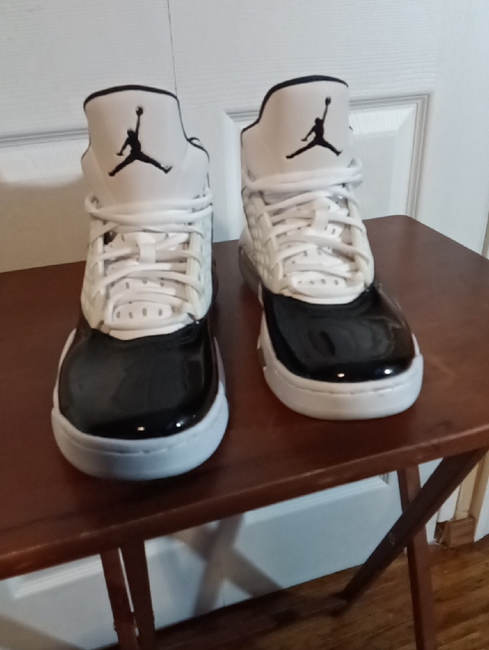 Jordan Men's High-Top Athletic Shoes - White & Black